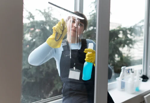 Nettoyage de vitres intérieures et extérieures à la Celle-Saint-Avant